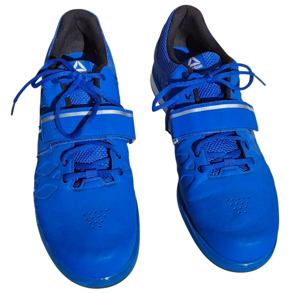 Reebok Lifter PR Weightlifting Cross-Trainer Blue Lace Up Sneakers Men Size 13.5